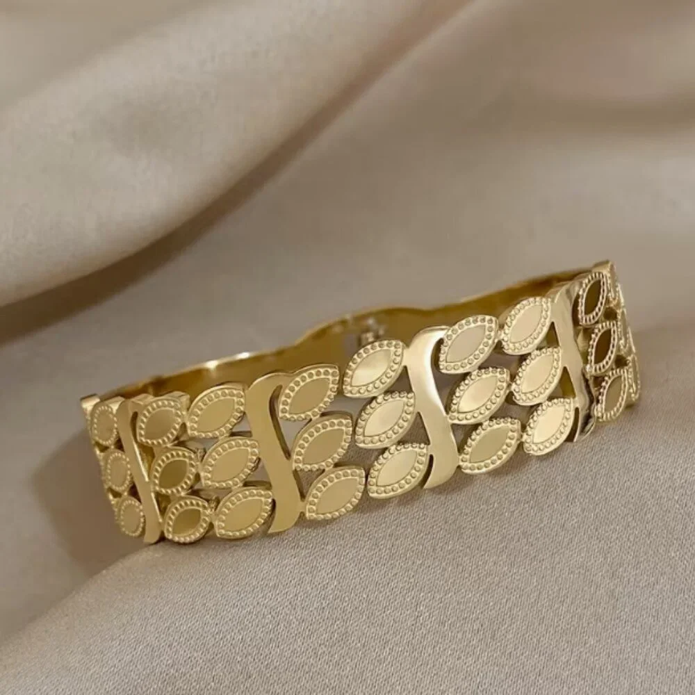 Elegant Fashionable Ear Of Wheat Bracelet Stainless Steel Jewelry Bracelet